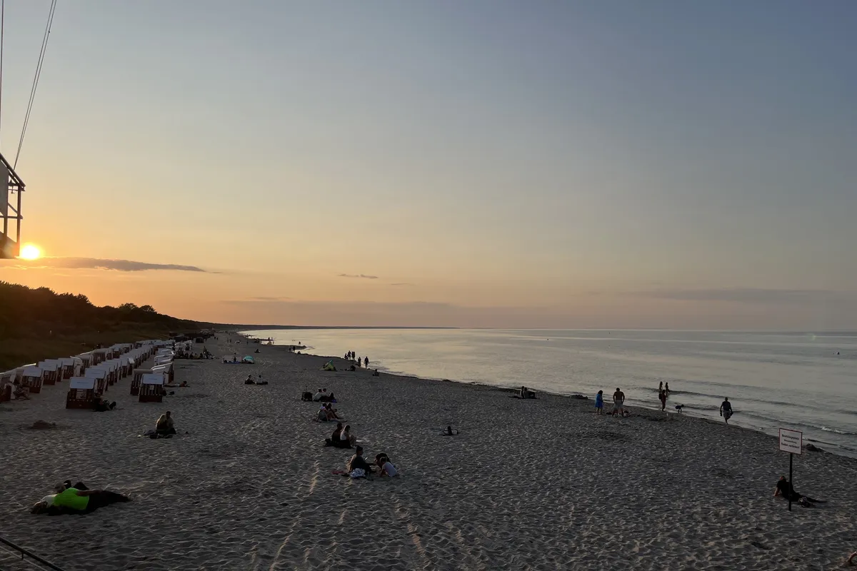 Sonnenuntergang am Strand